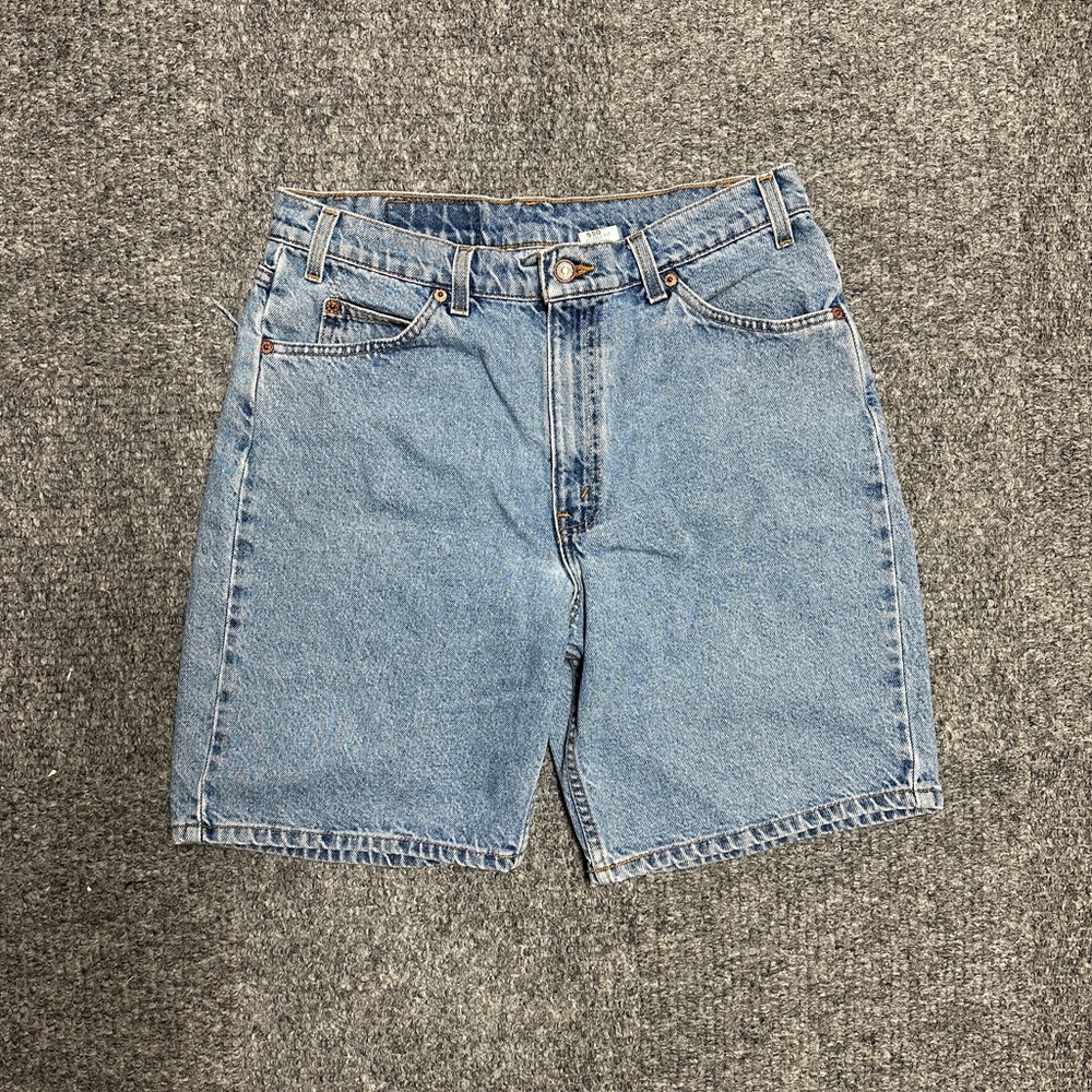 Vintage Orange Tab Levi 550 Denim Shorts Size 30